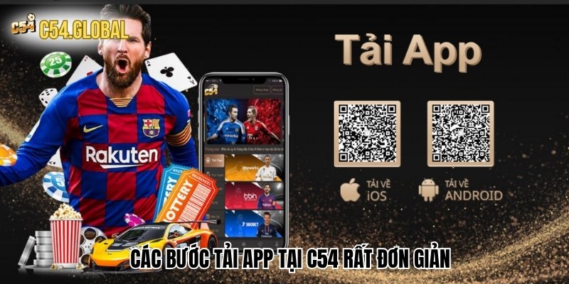 cac buoc tai app c54 don gian Các bước tải app tại C54 cũng rất đơn giản