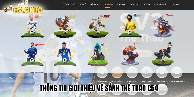 the thao c54 gioi thieu Thông tin giới thiệu về sảnh Thể Thao C54